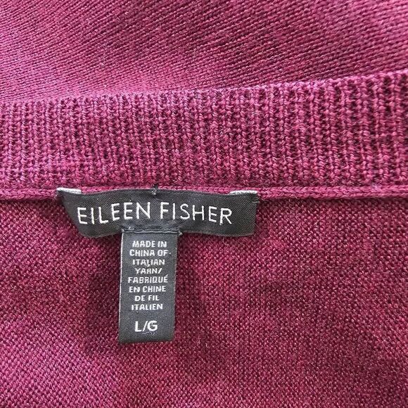 Eileen Fisher Sweater Womens Size Large Merino Wool Pullover Tunic Regenerative - Picture 5 of 8